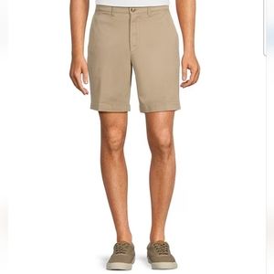 NWT Men's Roundtree & Yorke Casuals 5"  Straight Fit Flat Front Shorts